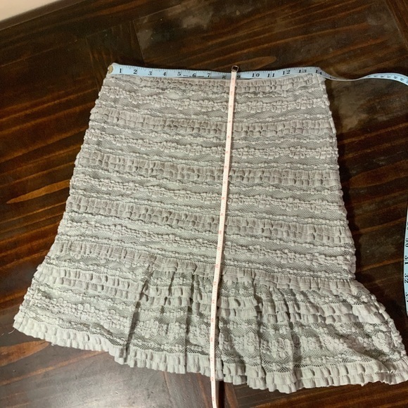 Max Studio 2 pc dress off shoulder gray lace SZ M L NWT - Picture 7 of 8